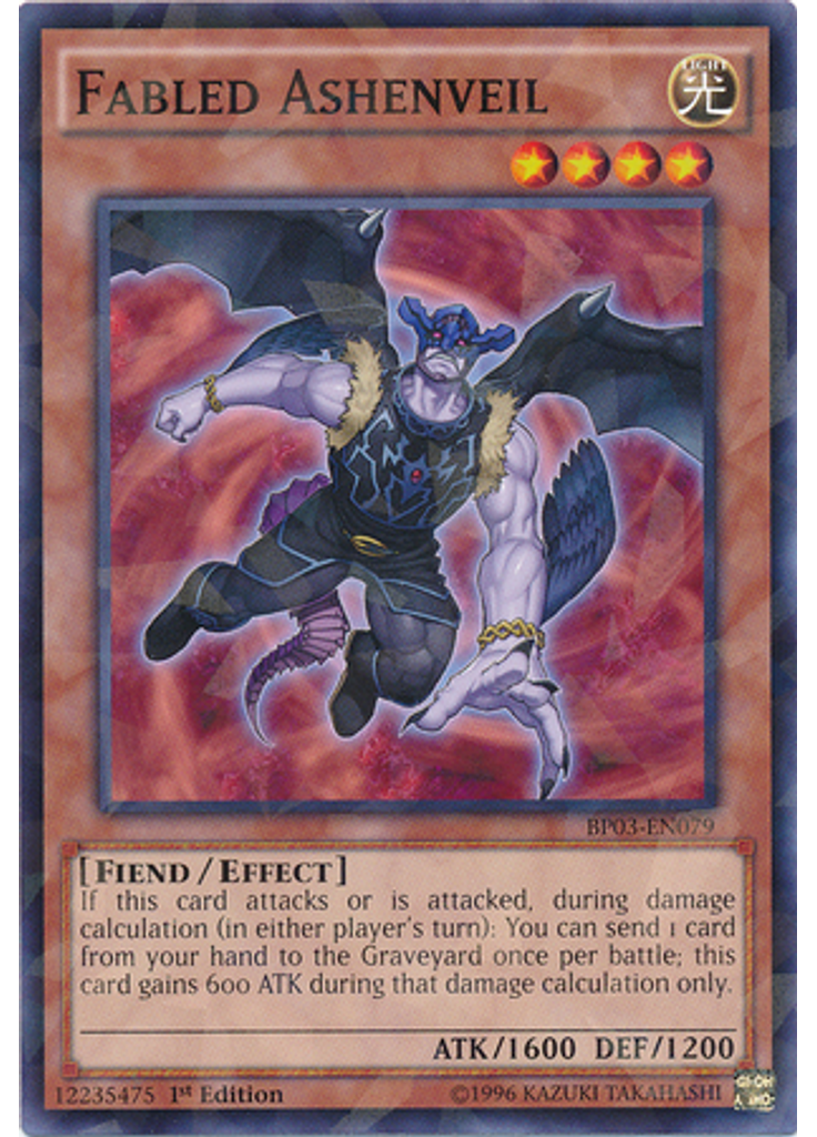 Fabled Ashenveil (Shatterfoil Rare 1st Edition)