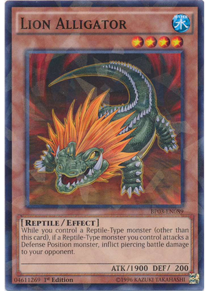 Lion Alligator (Shatterfoil Rare 1st Edition)