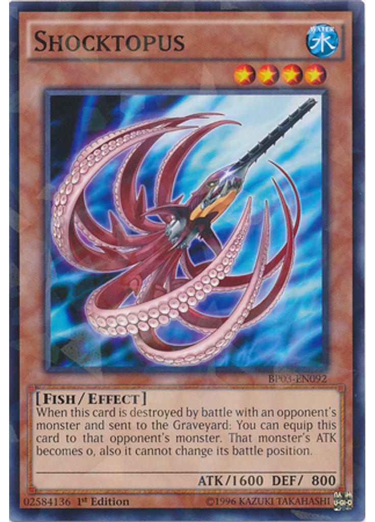 Shocktopus (Shatterfoil Rare 1st Edition)