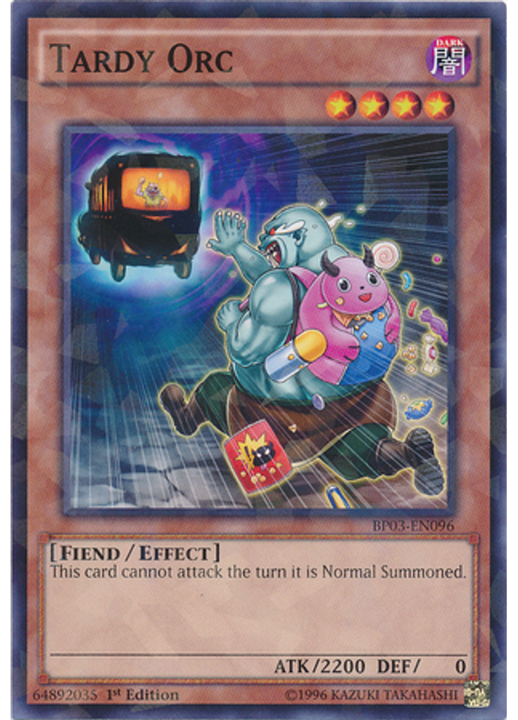 Tardy Orc (Shatterfoil Rare 1st Edition)