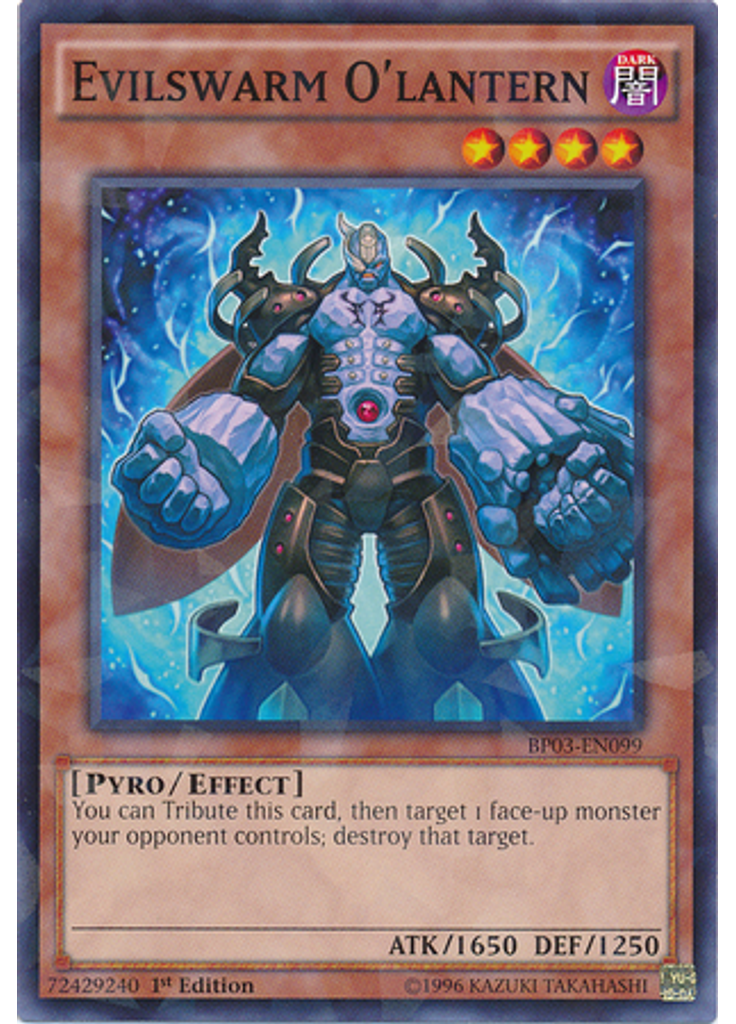 Evilswarm O'lantern (Shatterfoil Rare 1st Edition)