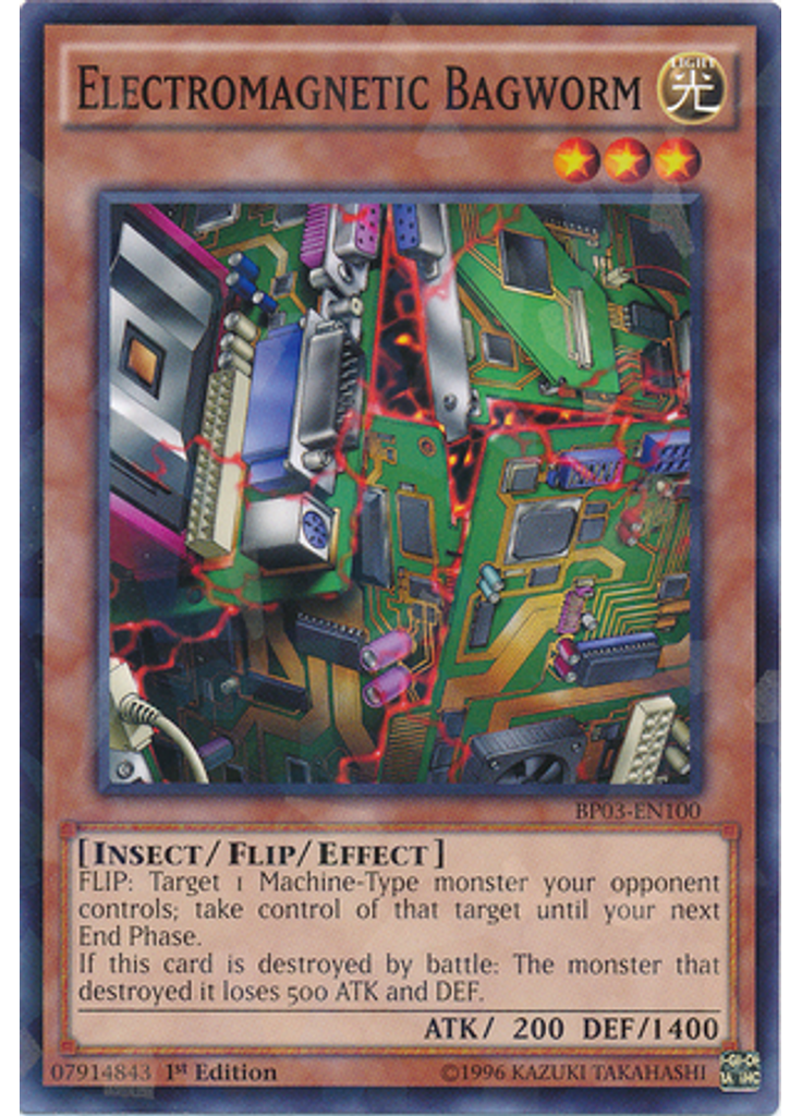 Electromagnetic Bagworm (Shatterfoil Rare 1st Edition)