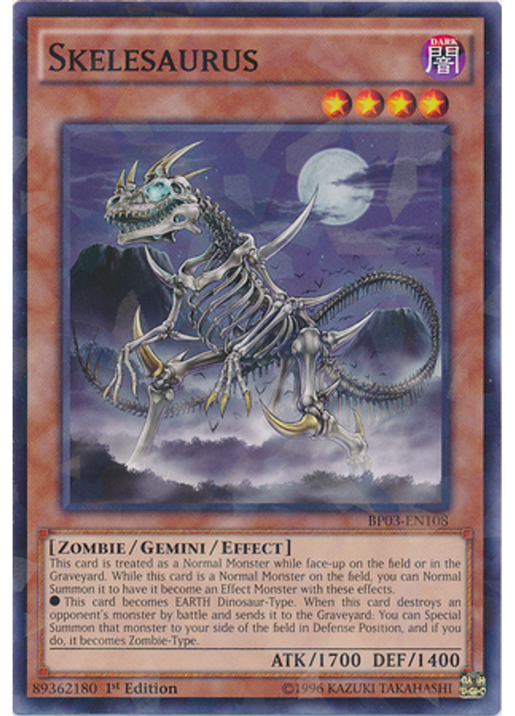 Skelesaurus (Shatterfoil Rare 1st Edition)