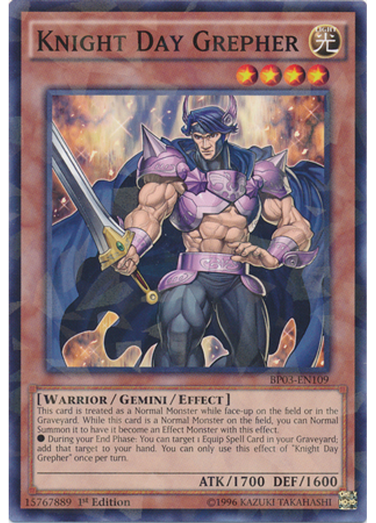 Knight Day Grepher (Shatterfoil Rare 1st Edition)