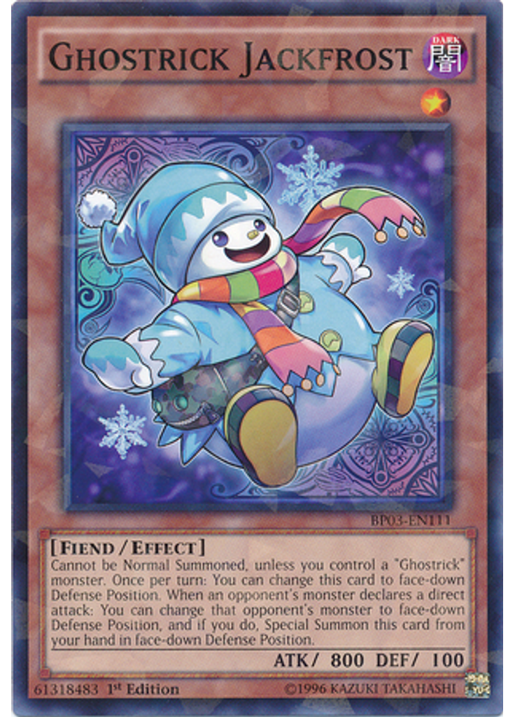 Ghostrick Jackfrost (Shatterfoil Rare 1st Edition)