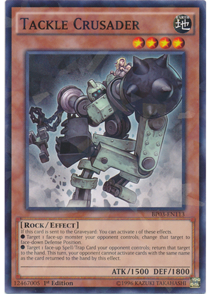 Tackle Crusader (Shatterfoil Rare 1st Edition)