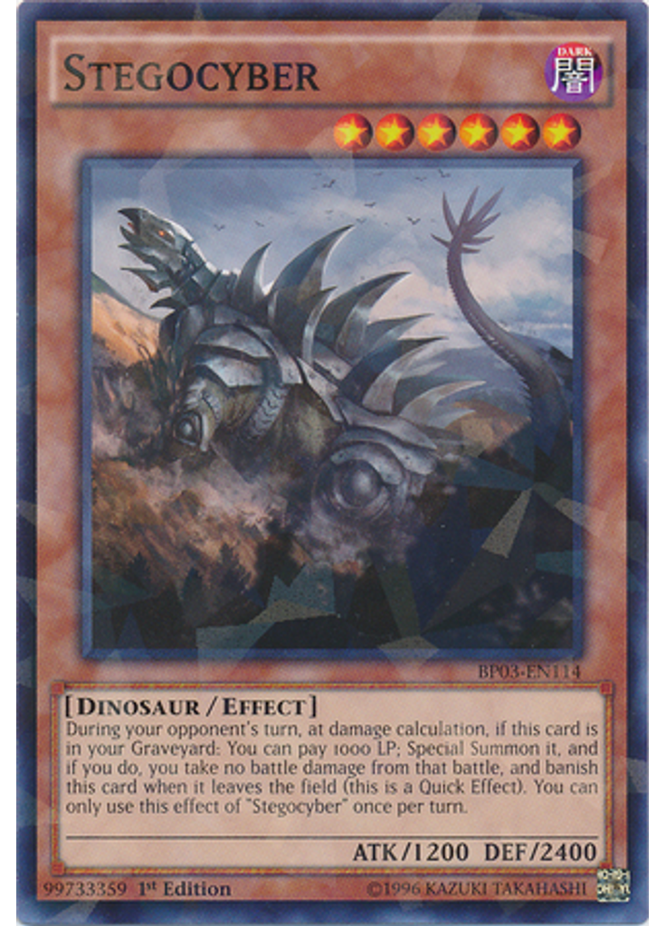Stegocyber (Shatterfoil Rare 1st Edition)