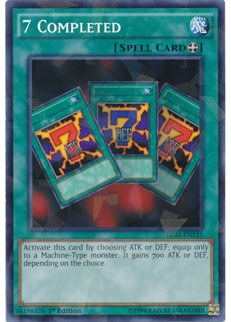 7 Completed (Shatterfoil Rare 1st Edition)