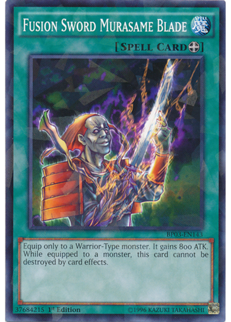 Fusion Sword Murasame Blade (Shatterfoil Rare 1st Edition)
