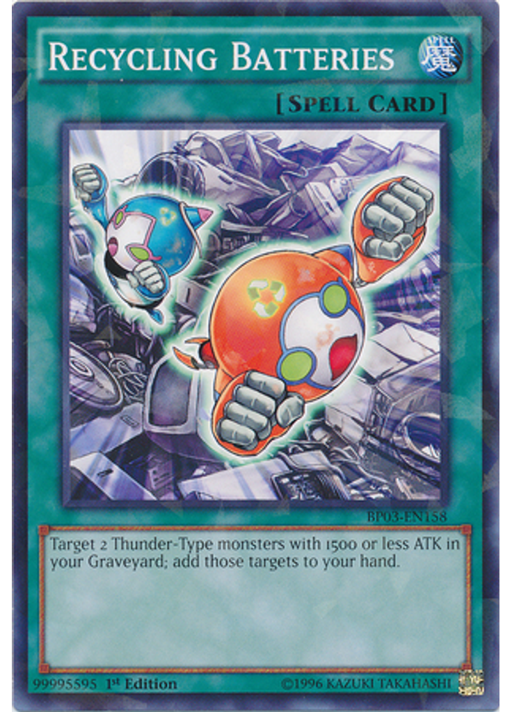Recycling Batteries (Shatterfoil Rare 1st Edition)
