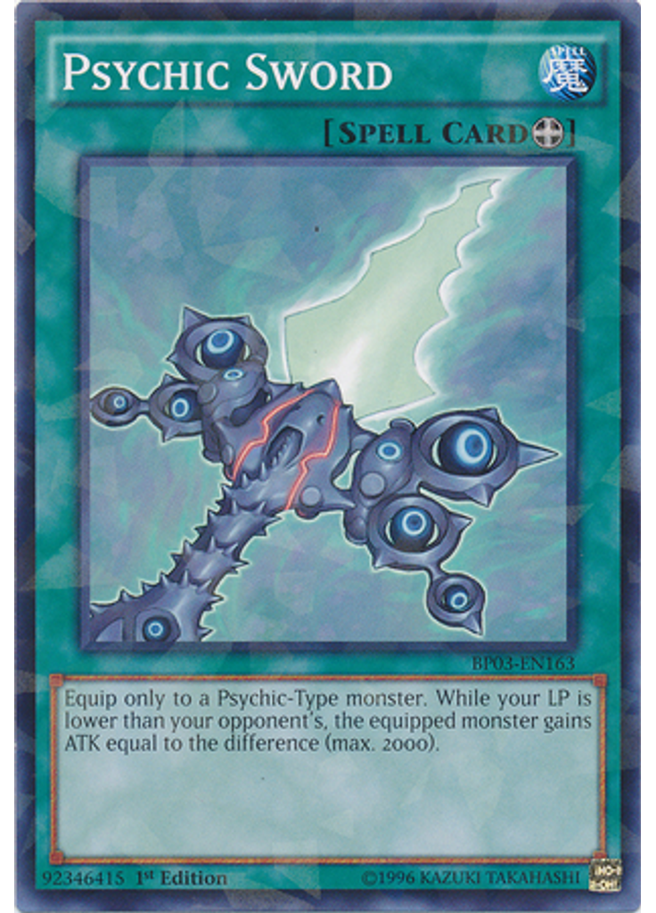 Psychic Sword (Shatterfoil Rare 1st Edition)