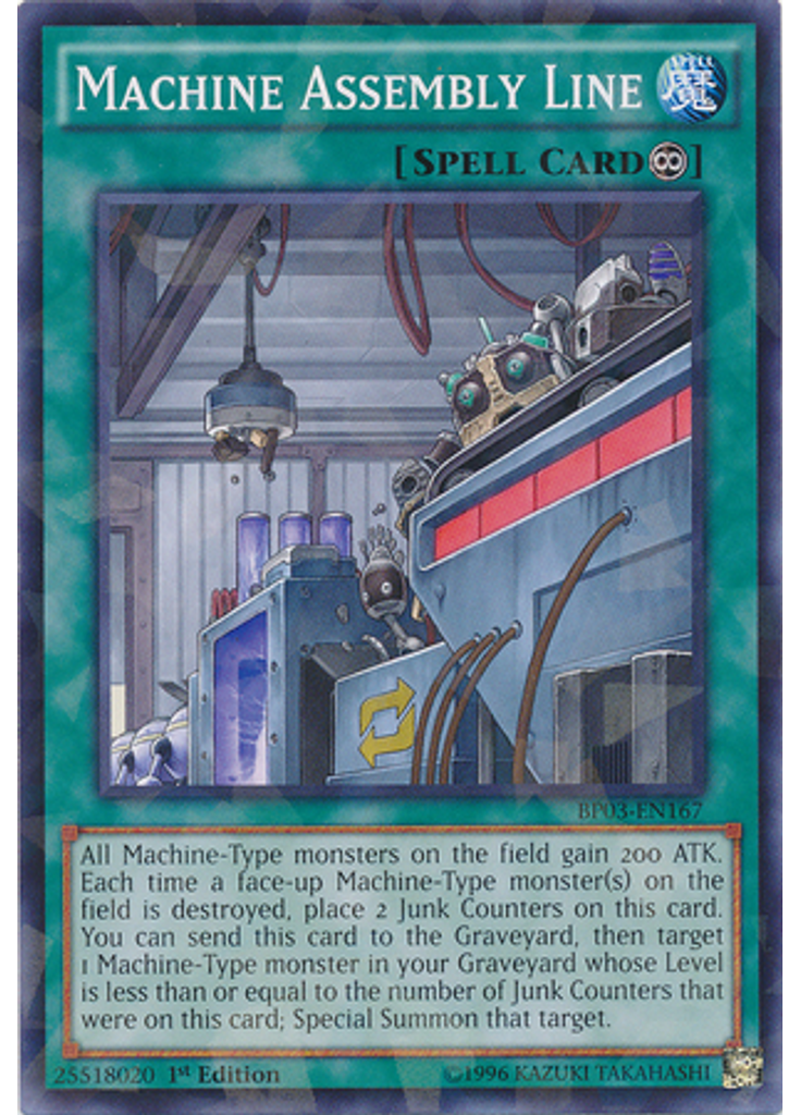 Machine Assembly Line (Shatterfoil Rare 1st Edition)