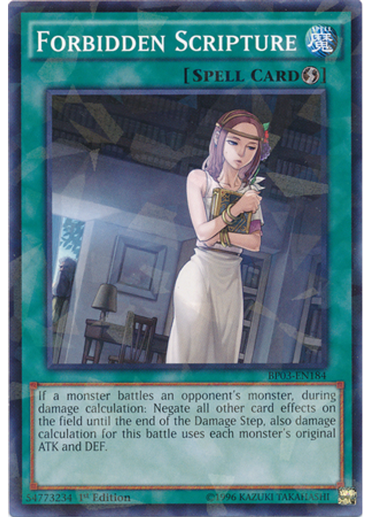 Forbidden Scripture (Shatterfoil Rare 1st Edition)
