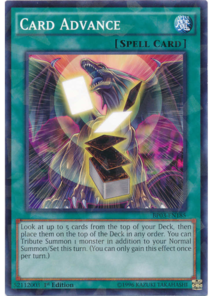 Card Advance (Shatterfoil Rare 1st Edition)