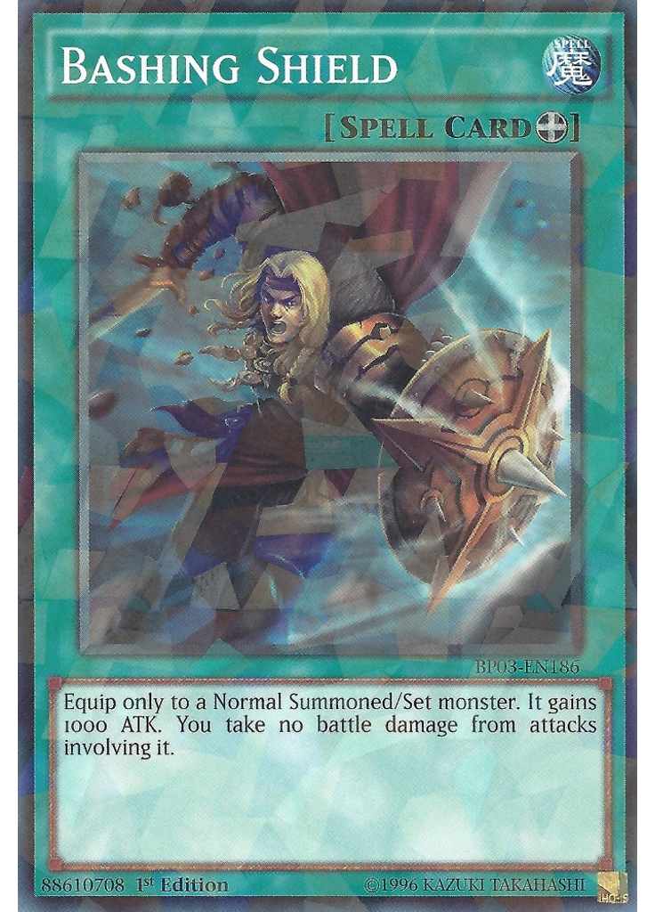 Bashing Shield (Shatterfoil Rare 1st Edition)