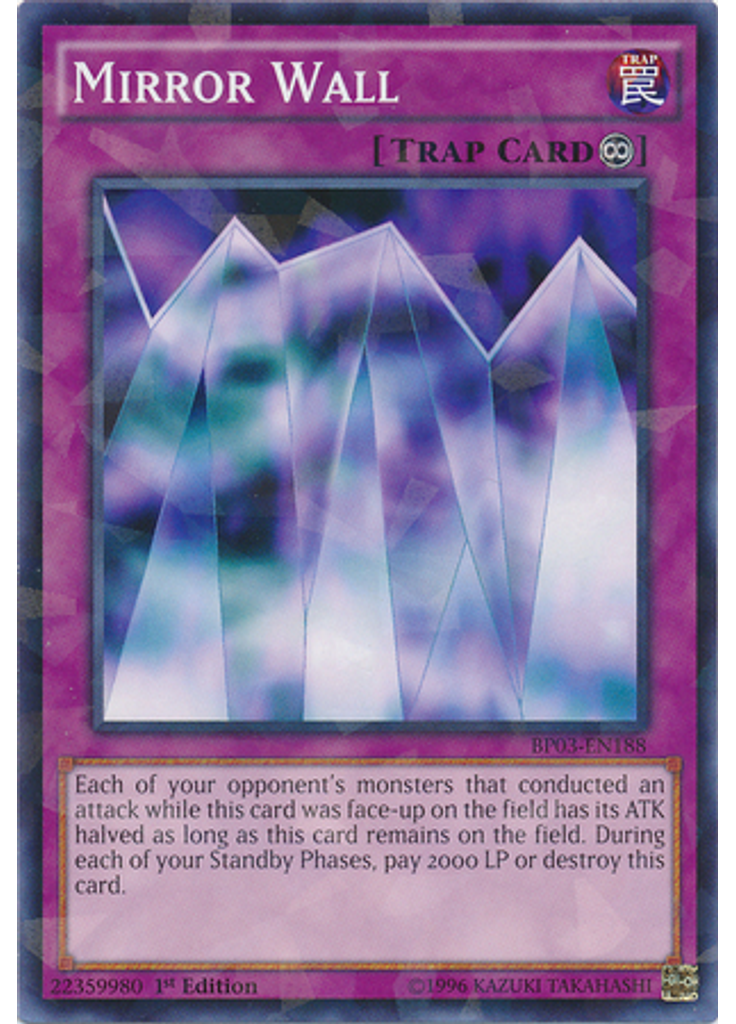 Mirror Wall (Shatterfoil Rare 1st Edition)