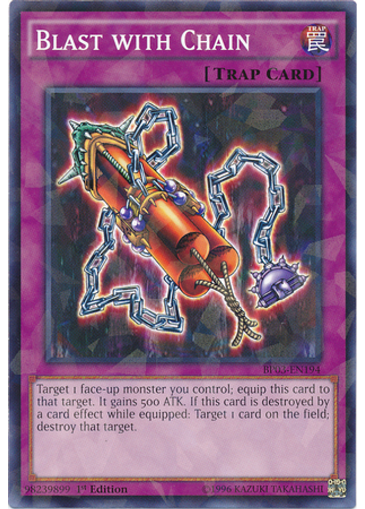 Blast with Chain (Shatterfoil Rare 1st Edition)