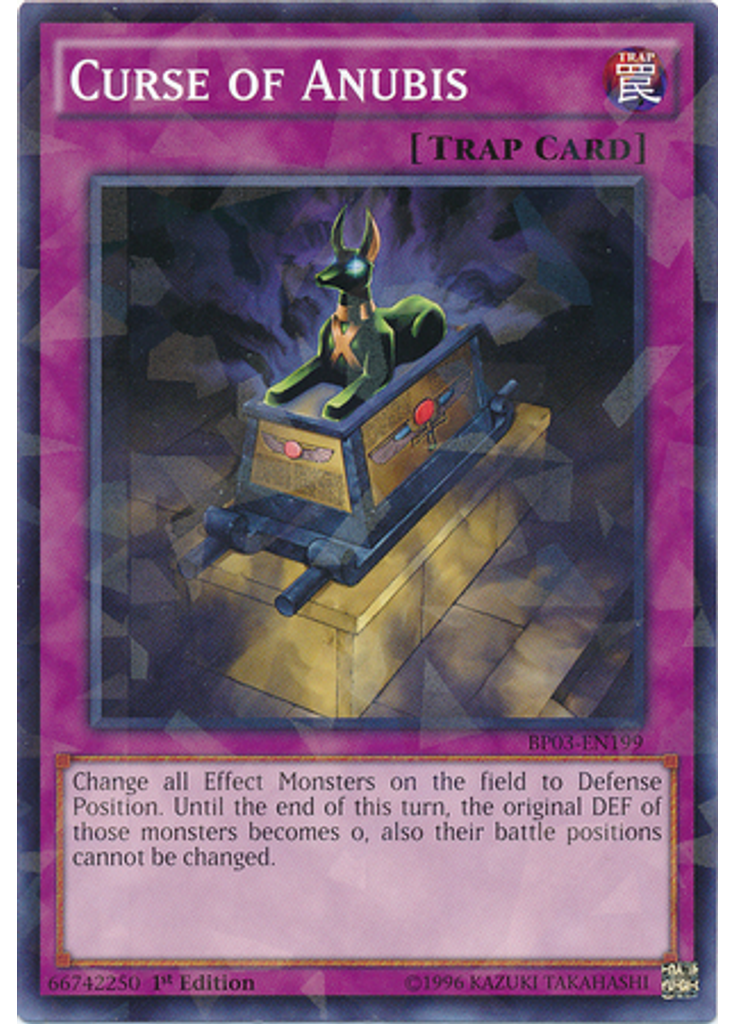Curse of Anubis (Shatterfoil Rare 1st Edition)