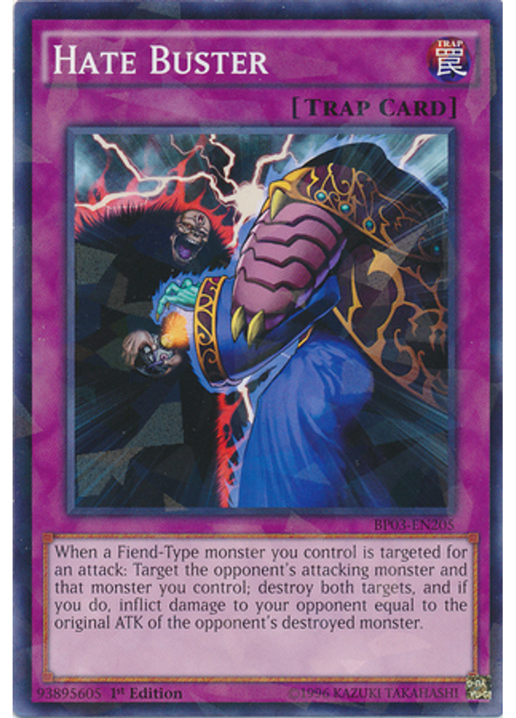 Hate Buster (Shatterfoil Rare 1st Edition)