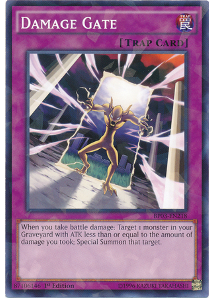 Damage Gate (Shatterfoil Rare 1st Edition)
