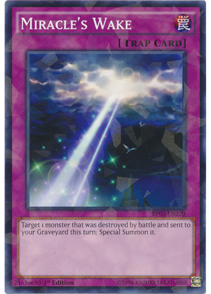 Miracle's Wake (Shatterfoil Rare 1st Edition)