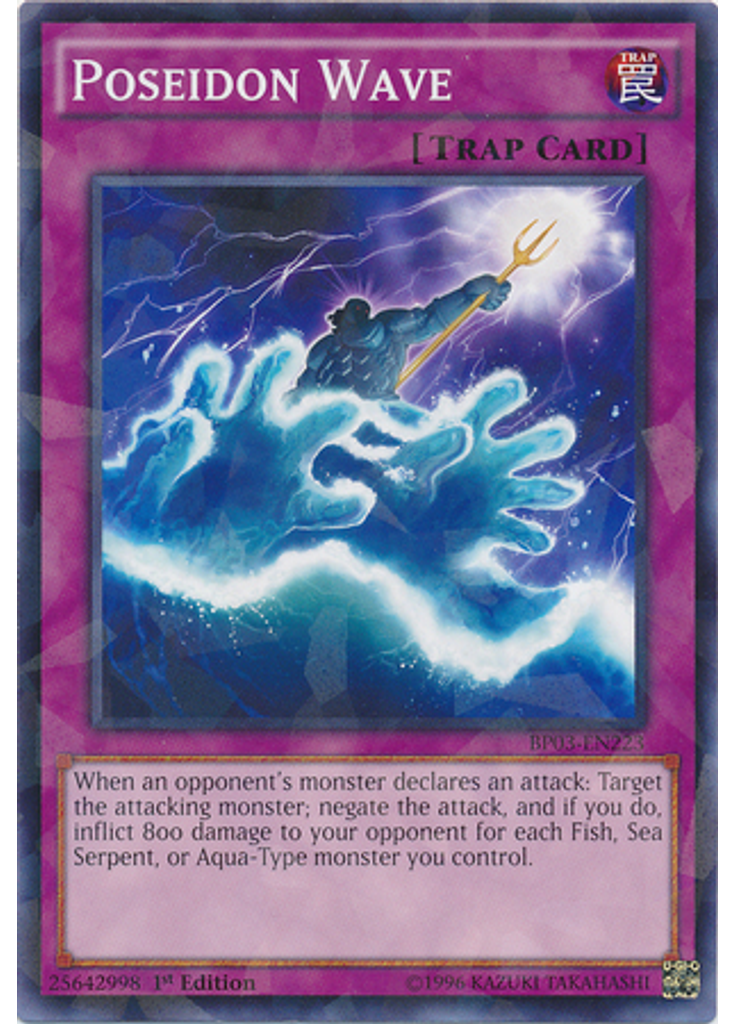Poseidon Wave (Shatterfoil Rare 1st Edition)