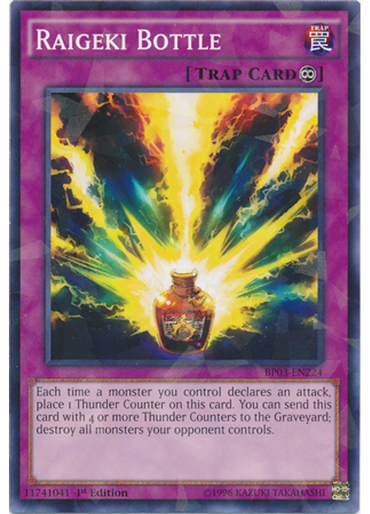Raigeki Bottle (Shatterfoil Rare 1st Edition)