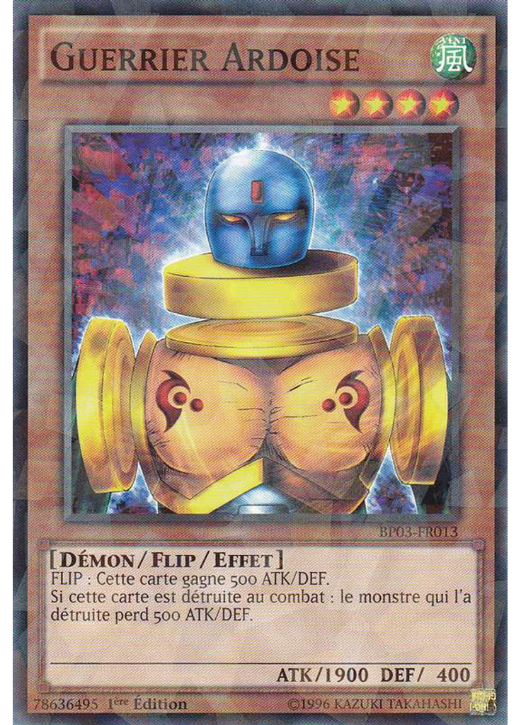 Guerrier Ardoise (Shatterfoil Rare 1st Edition)