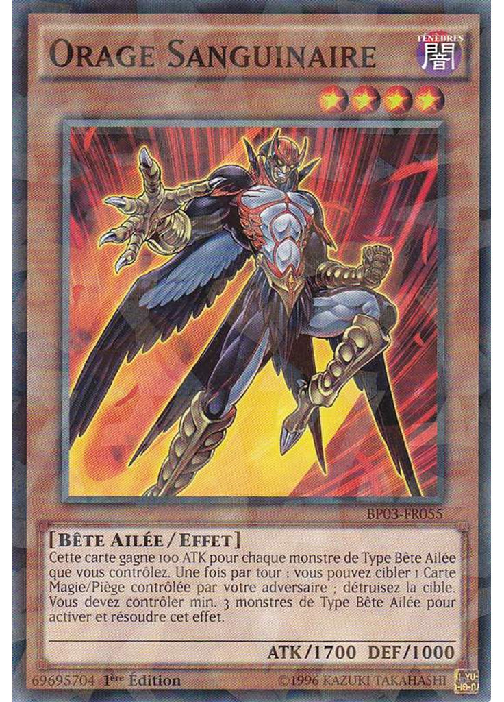 Orage Sanguinaire (Shatterfoil Rare 1st Edition)