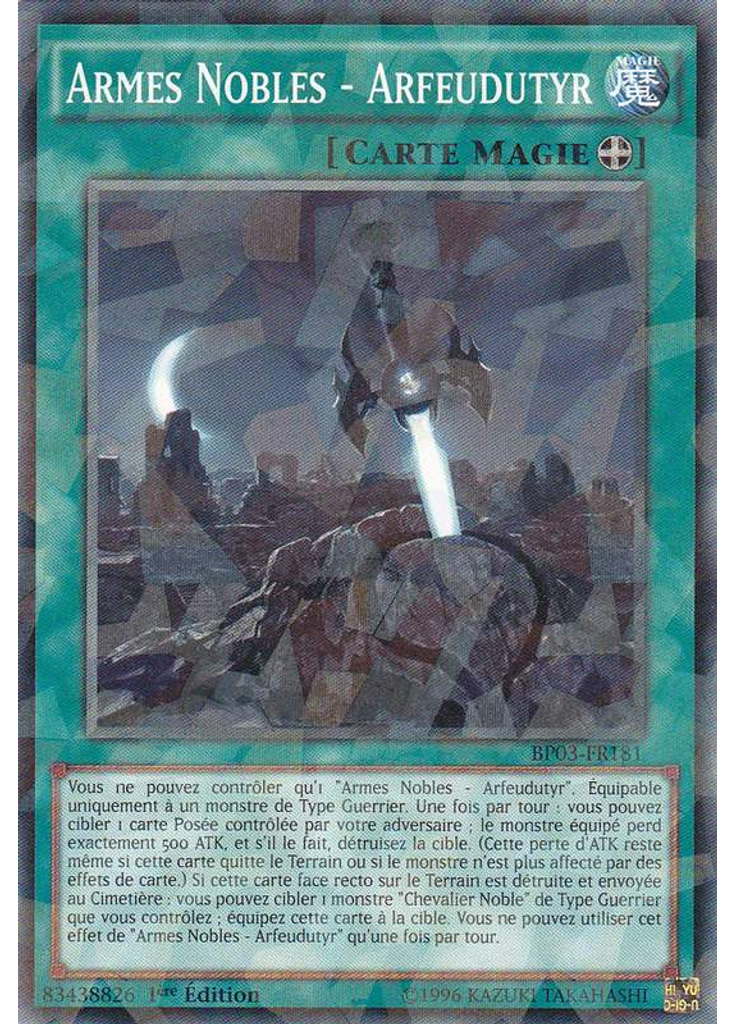 Armes Nobles - Arfeudutyr (Shatterfoil Rare 1st Edition)