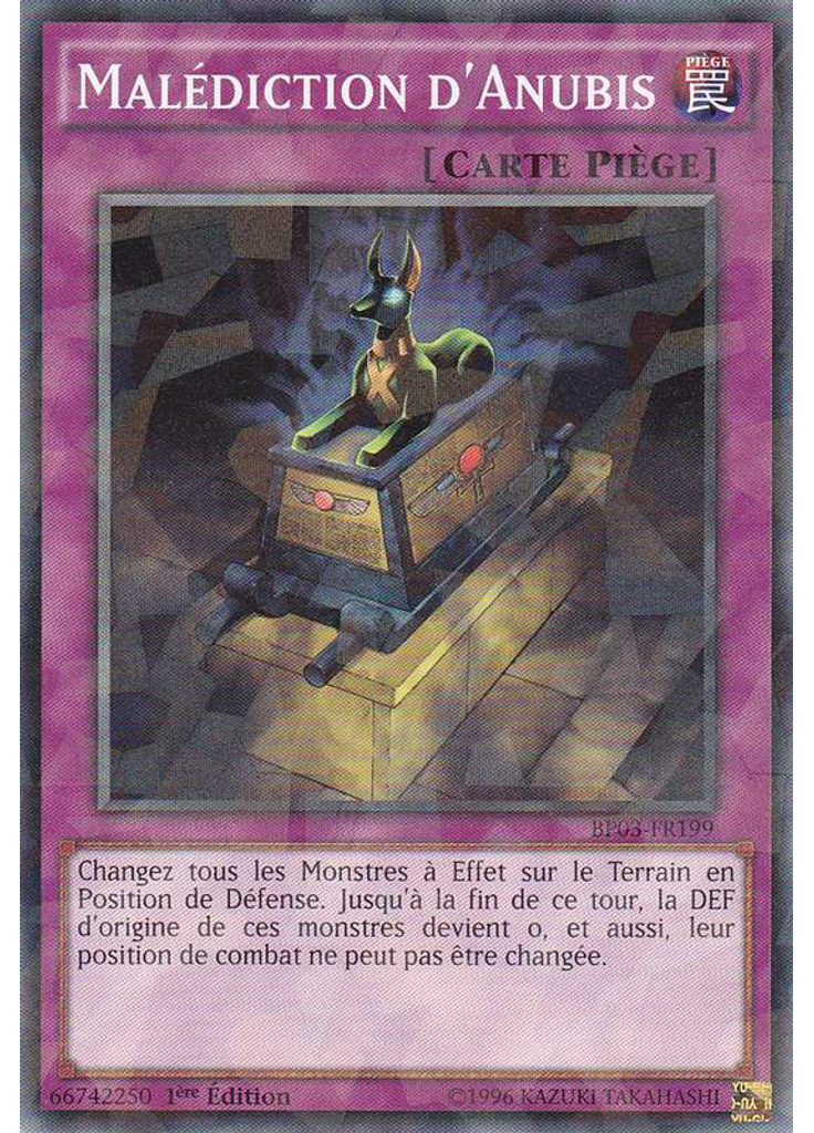 Malédiction d'Anubis (Shatterfoil Rare 1st Edition)