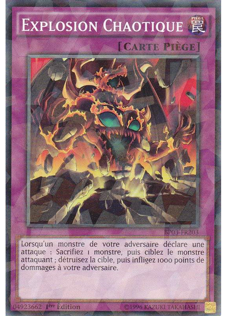 Explosion Chaotique (Shatterfoil Rare 1st Edition)