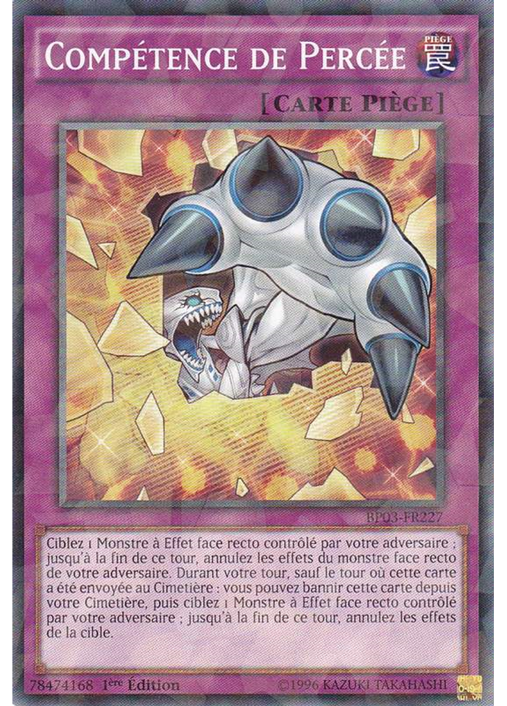 Compétence de Percée (Shatterfoil Rare 1st Edition)