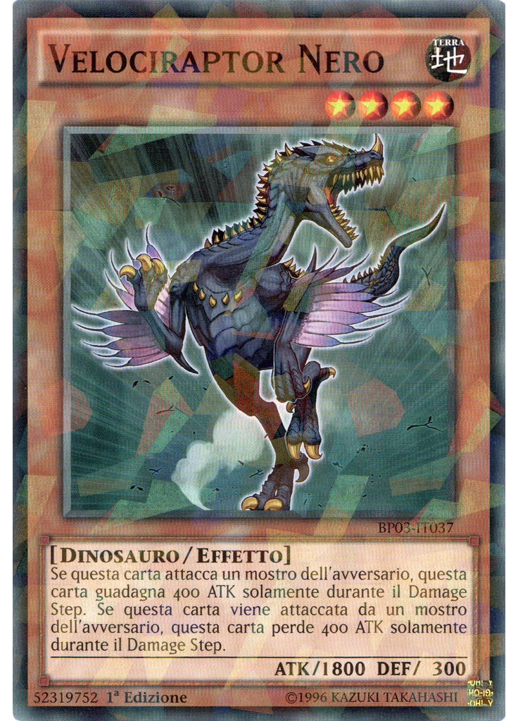 Velociraptor Nero (Shatterfoil Rare 1st Edition)