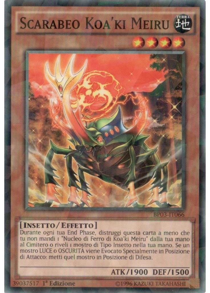 Scarabeo Koa'ki Meiru (Shatterfoil Rare 1st Edition)