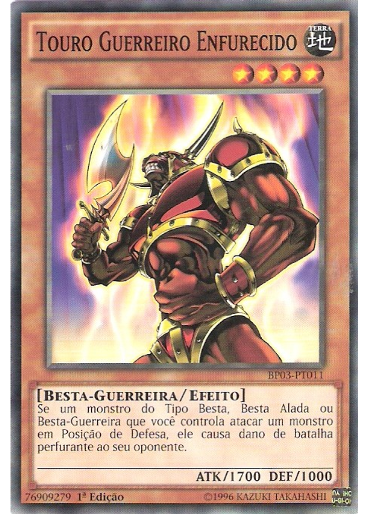 Touro Guerreiro Enfurecido