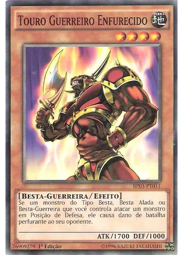 Touro Guerreiro Enfurecido