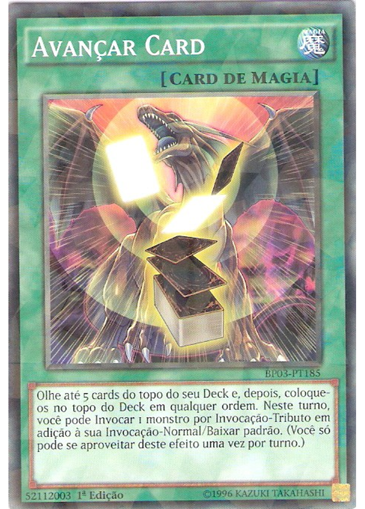 Avançar Card (Shatterfoil Rare 1st Edition)
