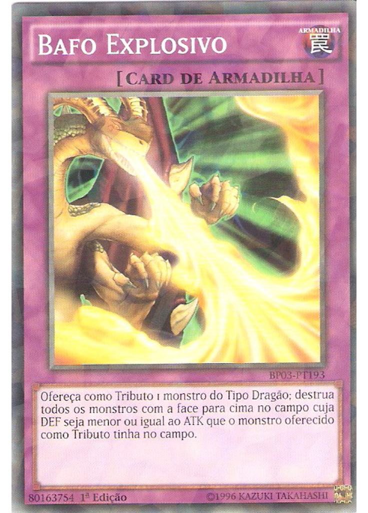 Bafo Explosivo (Shatterfoil Rare 1st Edition)