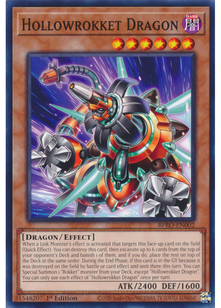 Hollowrokket Dragon
