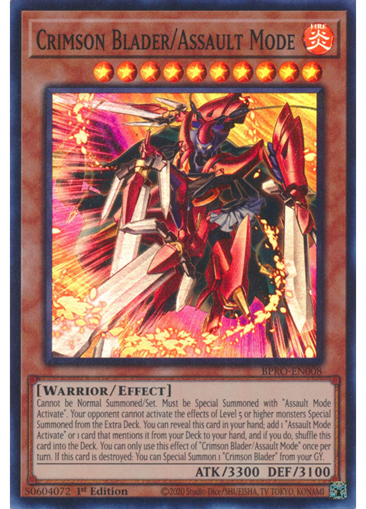 Crimson Blader/Assault Mode