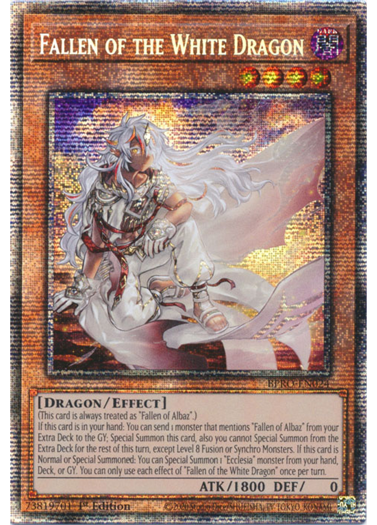Fallen of the White Dragon (Starlight Rare 1st Edition)