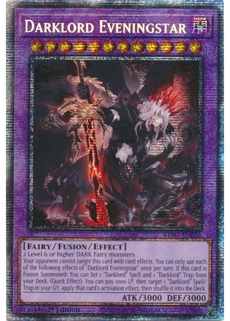Darklord Eveningstar (Starlight Rare 1st Edition)