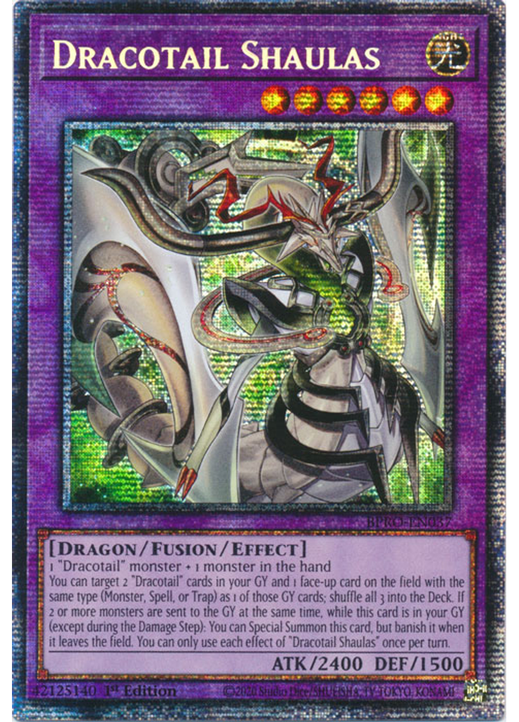 Dracotail Shaulas (Starlight Rare 1st Edition)