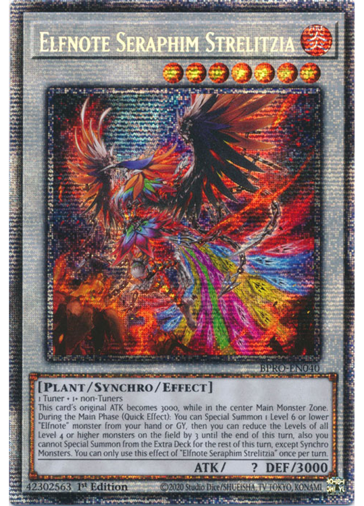 Elfnote Seraphim Strelitzia (Starlight Rare 1st Edition)