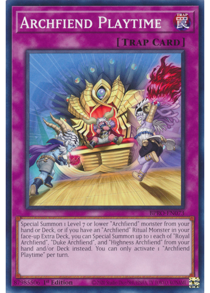 Archfiend Playtime