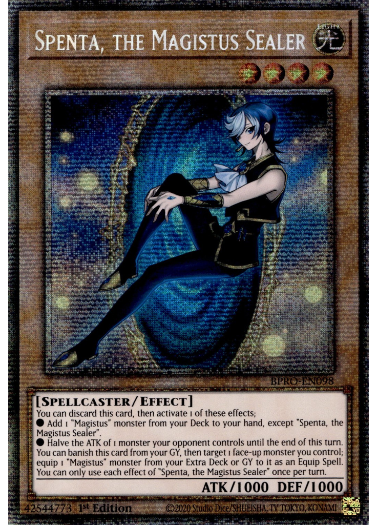 Spenta, the Magistus Sealer (Starlight Rare 1st Edition)