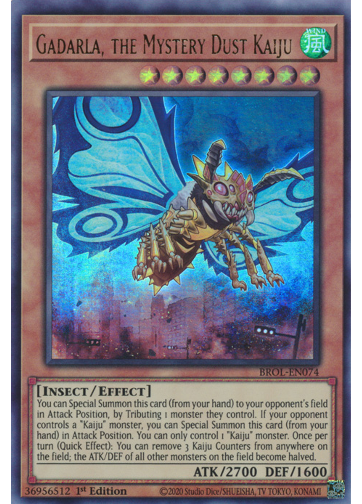 Gadarla, the Mystery Dust Kaiju