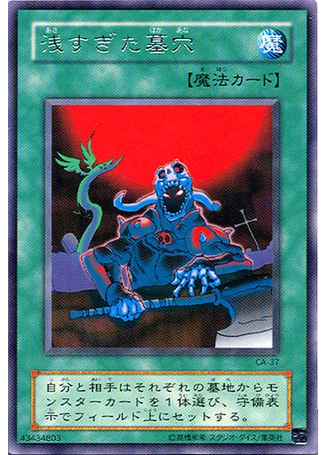 浅すぎた墓穴