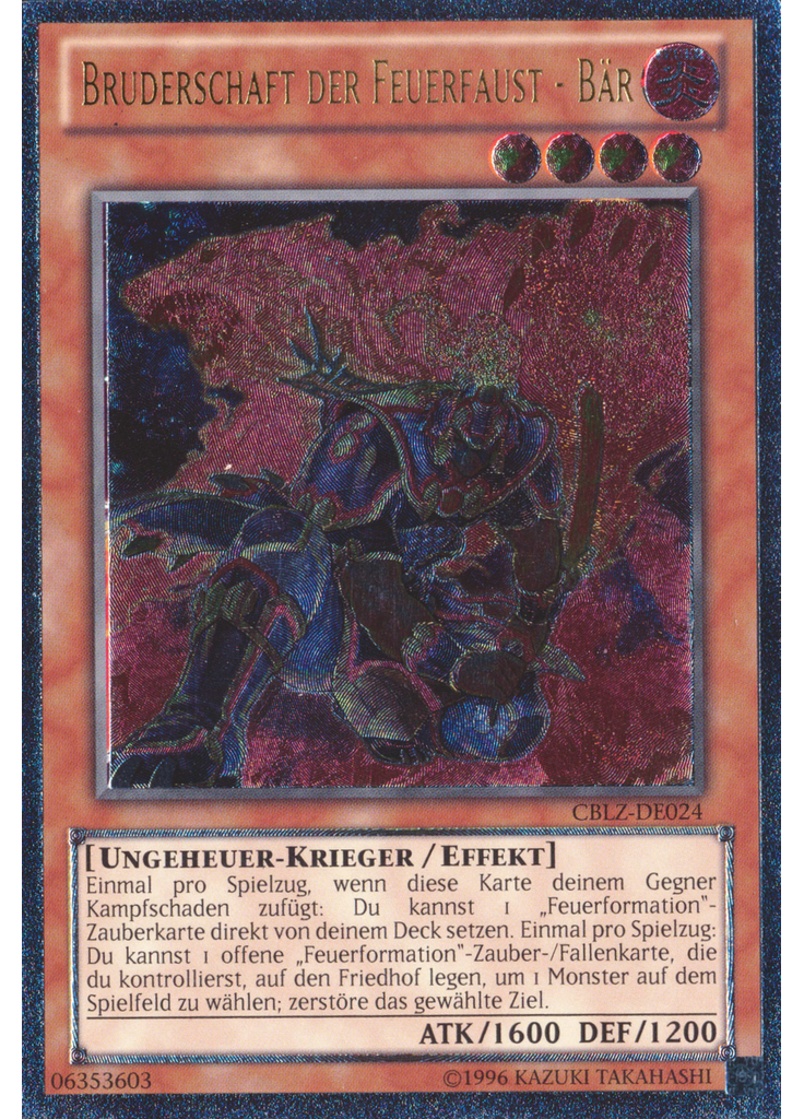 Bruderschaft der Feuerfaust - Tigerkönig (Ultimate Rare Unlimited)